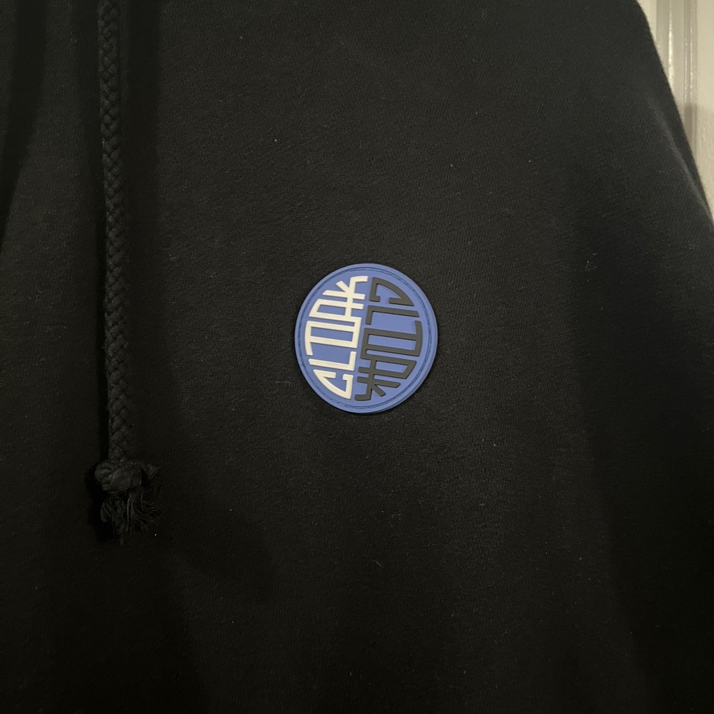 Cloak Brand Hoodie with minimal logo